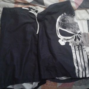 Marvel Punisher Swim Trunks 